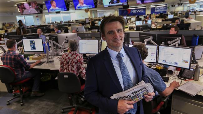 Michael Beach is set to depart The Sunday Times. Picture: Nic Ellis