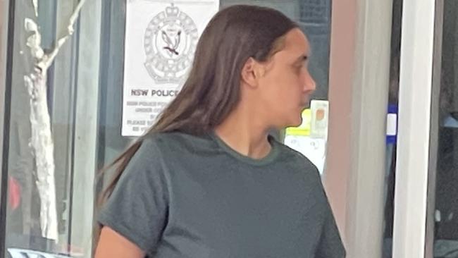 Shanika Flick also left the police station on Friday. Picture: Ashleigh Tullis