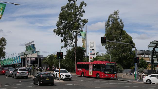 Macquarie Centre at the corner of Herring Rd and Waterloo Rd. Picture: Adam Ward