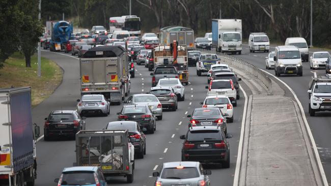 It is hoped funding for roads projects will unclog Macarthur’s congested roads. Picture: Robert Pozo