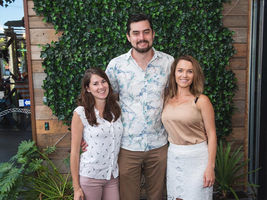 Emeline Larondeau, Marcus Butler and Terri Rule got a taste of The Holdy’s new summer menu at the menu launch.