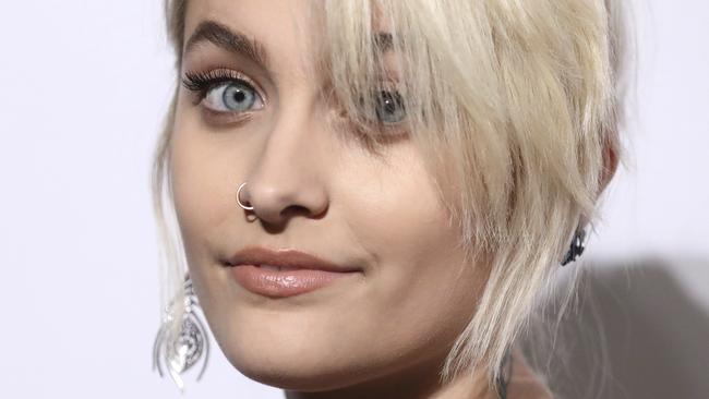 FILE - In this Feb. 11, 2017, file photo, Paris Jackson attends the Clive Davis and The Recording Academy Pre-Grammy Gala at The Beverly Hilton Hotel in Beverly Hills, Calif. Jackson and IMG Models announced on March 2, 2017, that Jackson joined the modeling agency. (Photo by Rich Fury/Invision/AP, File)