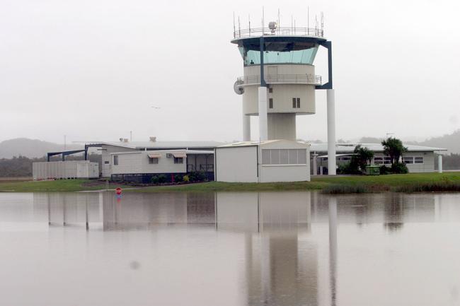 Floods at Gold Coast Airport.