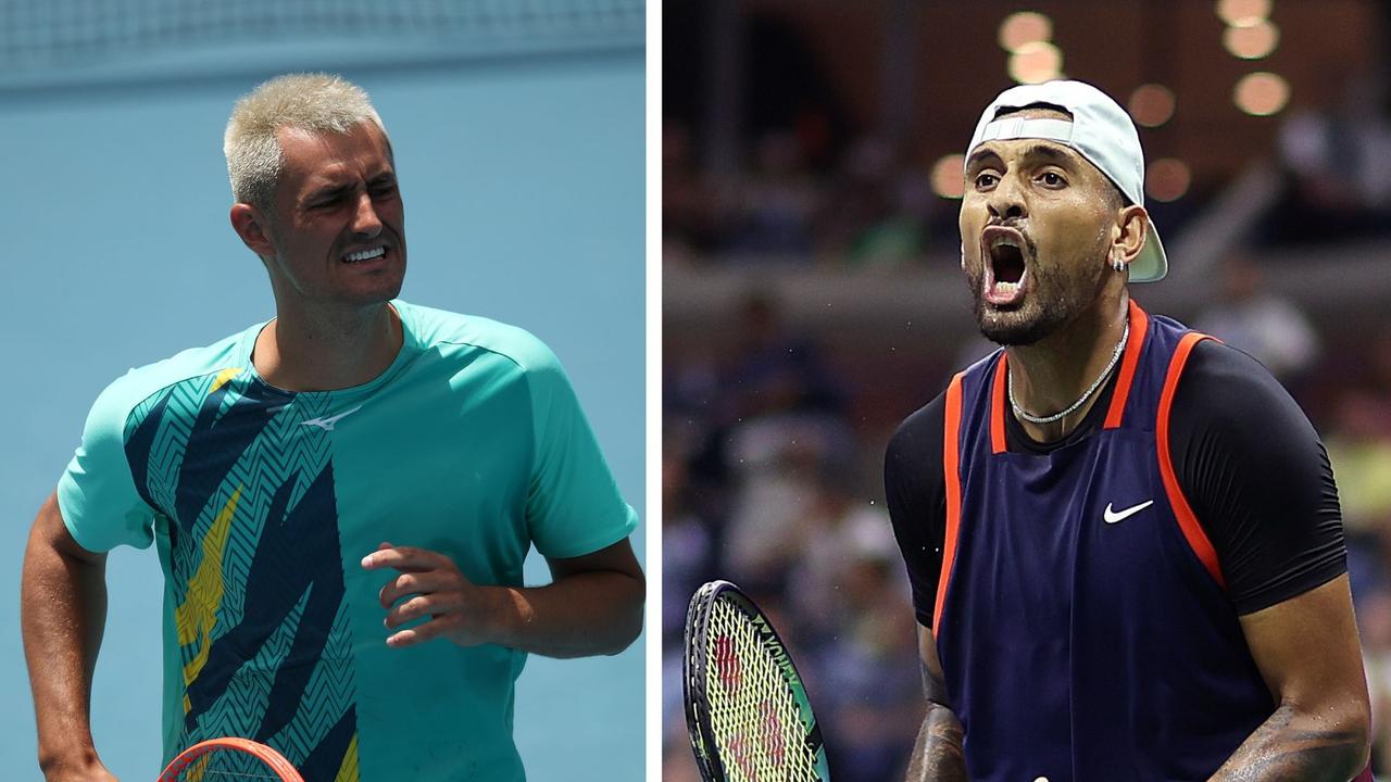 The Kyrgios-Tomic feud has reignited. Photo: Getty
