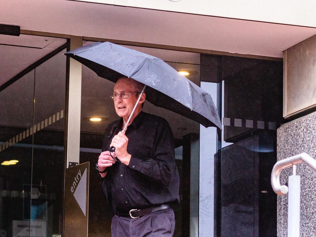 Nicolaas Ockert Bester leaving the Hobart Magistrates Court following his court appearance in December. Picture: Linda Higginson