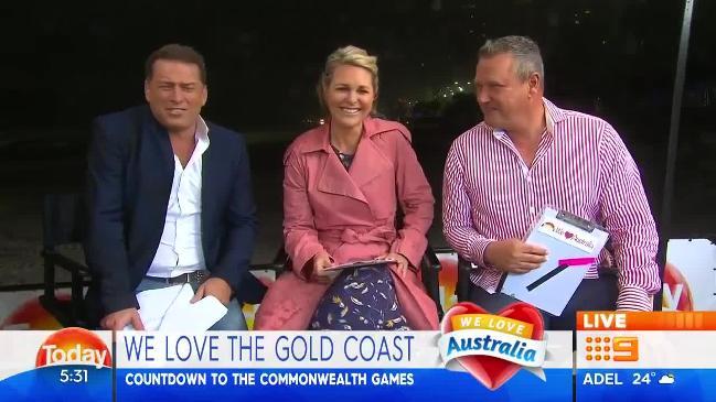 Windy Today Show broadcast from the Gold Coast