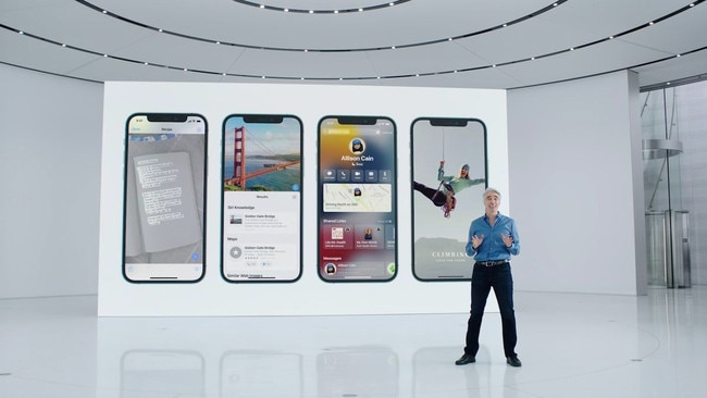 Apple software boss Craig Federighi releases the company's biggest software update in a decade.