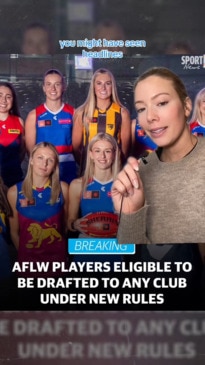 AFLW National draft explained