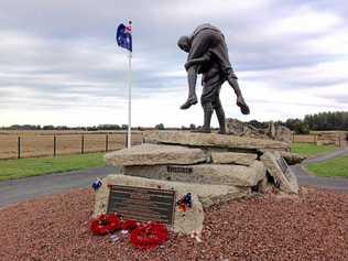 COBBERS: The tribute to the diggers who laid down their lives during the Battle of Fromelles. Picture: contributed