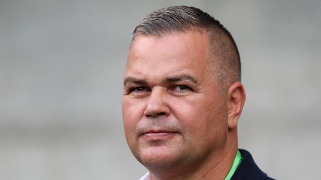 Anthony Seibold says the Hasler reunion isn’t a distraction for his side. Picture: Cameron Spencer/Getty Images