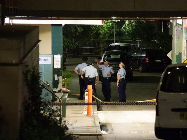 A man has been stabbed at an apartment complex on Belvoir St, Surry Hills. Picture: Bill Hearne