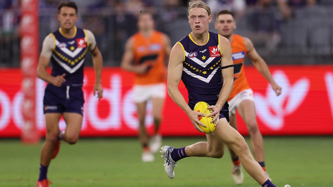 Hayden Young is part of an impressive compilation of young talent at Fremantle. Picture: Getty Images