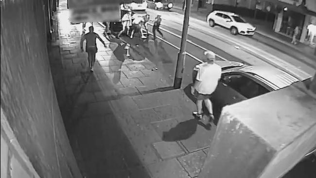 Punches and kicks are thrown. Supplied: Victoria Police