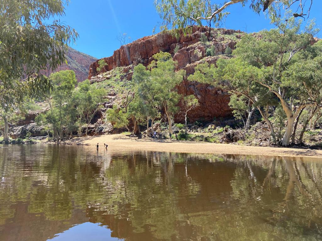 The incredible spot is just outside Alice Springs. Picture: Lauren McMah
