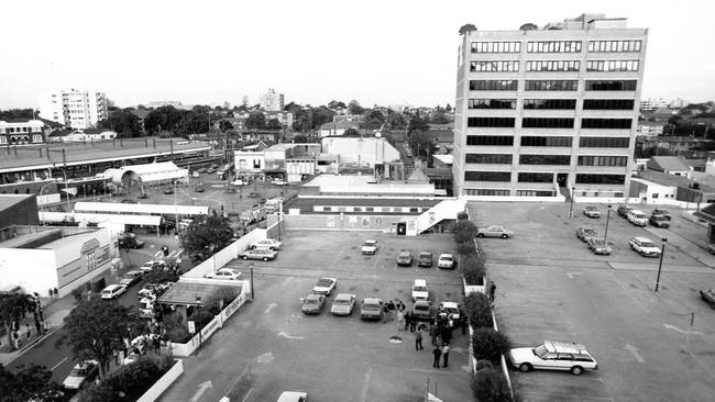 The top floor of the carpark at Strathfield Plaza where Frankum shot himself. Picture: File / Michael Perini