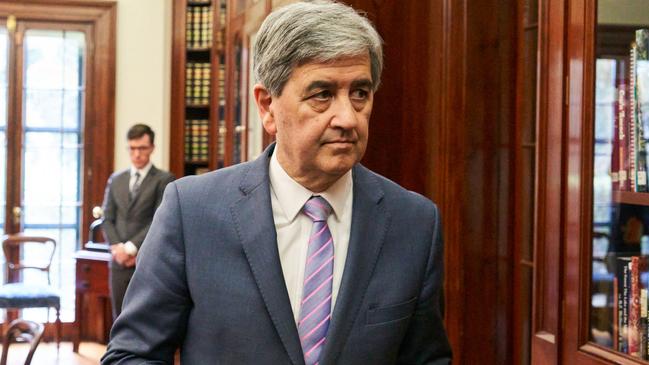 Treasurer Rob Lucas says train union bosses msut stop the “silliness” and negotiate in good faith. Picture: Matt Loxton