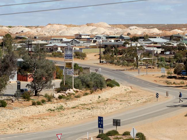 The opal mining town of Andamooka, 20 minutes drive east from Roxby Downs. Picture: File