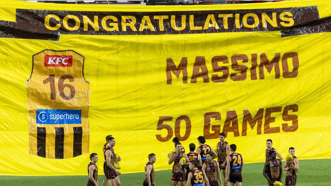 Gold Coast Suns v Hawthorn AFL match at TIO Stadium. Picture: Pema Tamang Pakhrin
