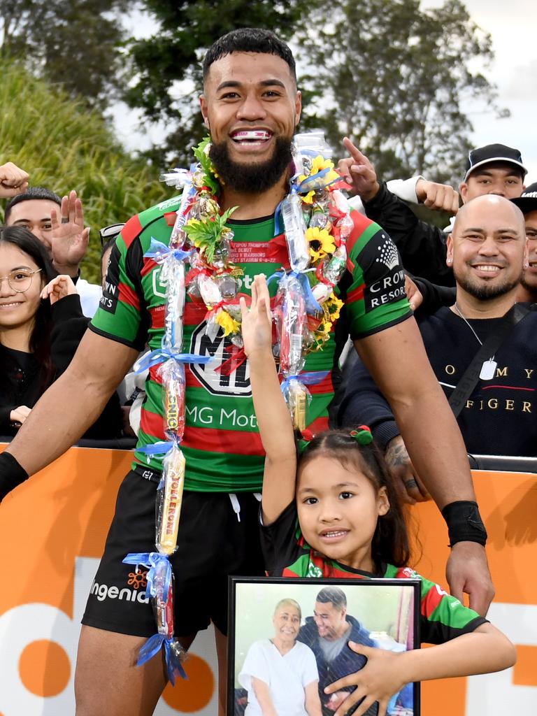 Izaac Thompson made his NRL debut for South Sydney last week. Credit: NRL Images.