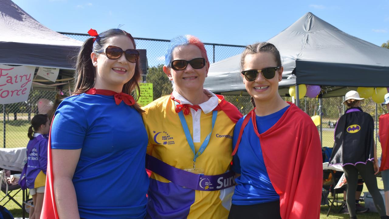 Teams walked the oval at CQUniversity Rockhampton wearing bright colours and fun costumes to raise money and awareness for cancer research at the 2024 Rockhampton Relay for Life event.