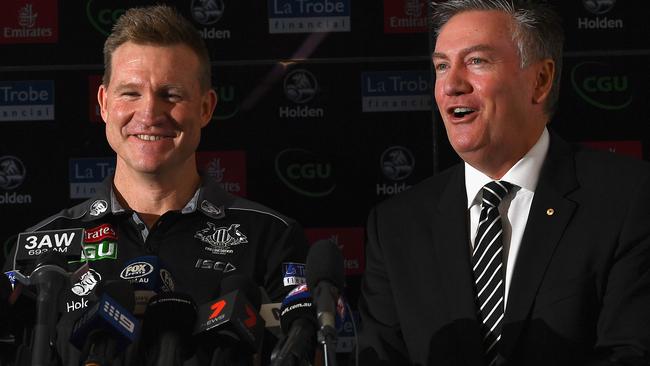 Kevin Sheedy has taken a swipe at Eddie McGuire and Nathan Buckley. Picture: Getty Images