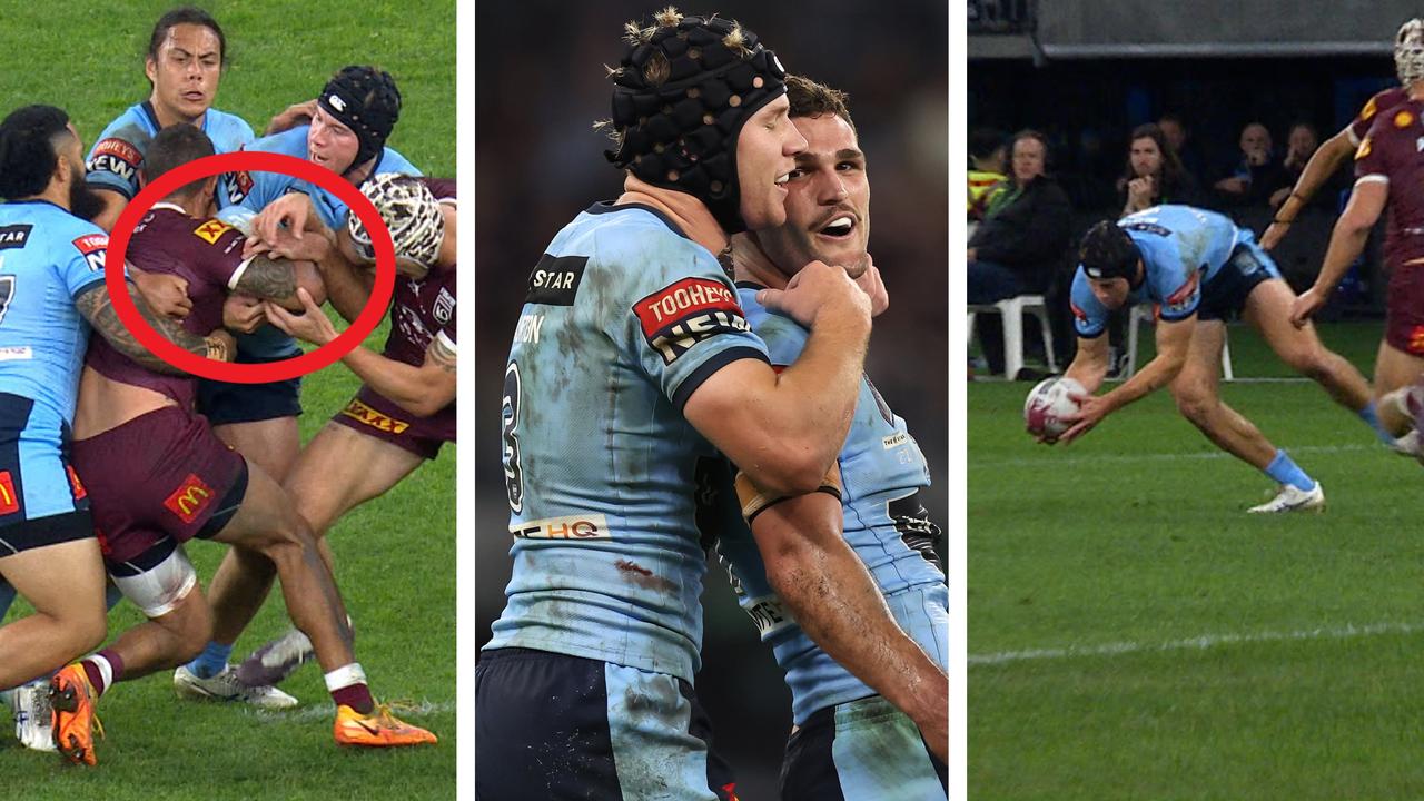 Matt Burton came up with four brilliant plays in his Origin debut.