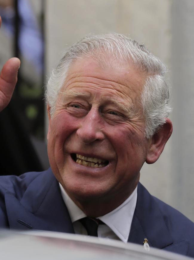 Prince Charles has been chosen to walk Meghan down the aisle. Picture: AP/Petros Giannakouris