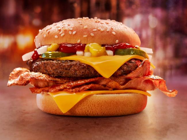 The Quarter Pounder with Bacon has returned. Picture: Supplied/McDonald's