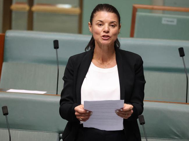 CANBERRA, AUSTRALIA NewsWire Photos FEBRUARY, 10 2022:  Member for Reid, New South Wales, Dr Fiona Martin speaking in the House of Representatives in Parliament House in Canberra.Picture: NCA Newswire/Gary Ramage