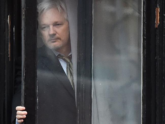 Julian Assange has been in the embassy since 2012. Picture: AFP/Ben Stansall