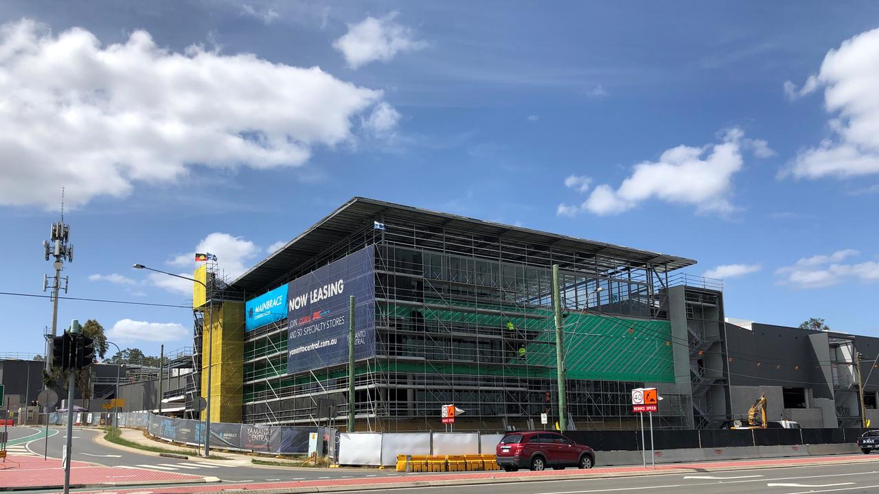 Yamanto Central shopping centre under construction.