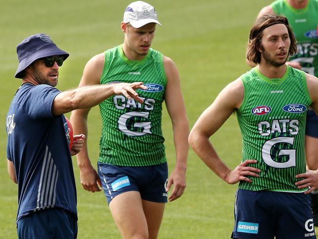 Matthew Scarlett at Cats training in 2021. Picture: Alison Wynd