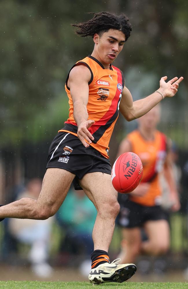 Isaac Kako starred for the Calder Cannons this season. Picture: Rob Lawson/AFL Photos.