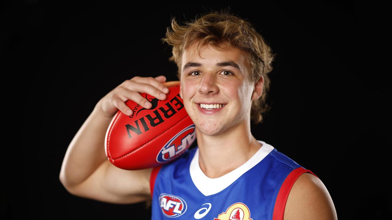 New draftee Ryley Sanders has massive raps on him ahead of the AFL season. Picture: Daniel Pockett/Getty Images.