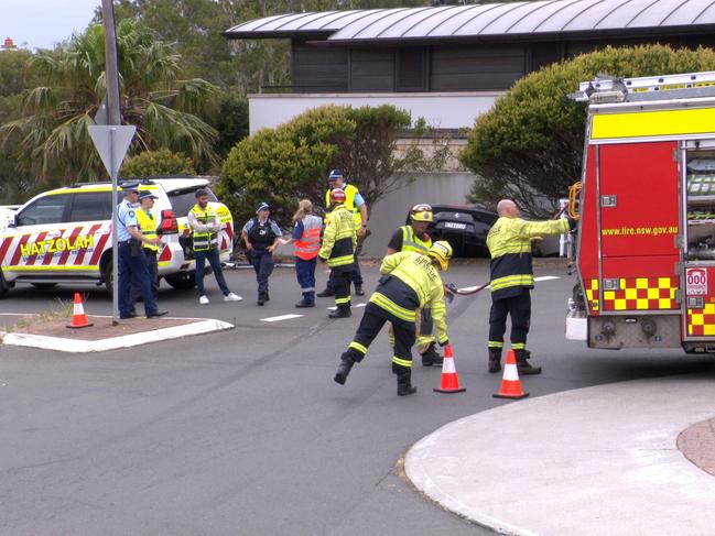 Gary Smith and his wife Lauren were taken to hospital with minor injuries. Picture: OnScene Bondi