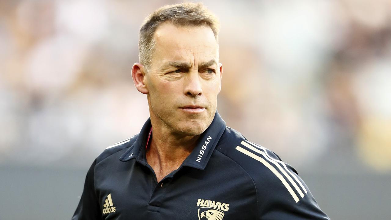 Hood wants Alastair Clarkson to consider the senior coaching role at North. Picture: Dylan Burns/AFL Photos