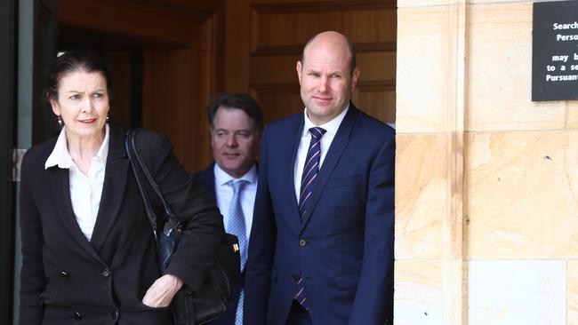 Barrister Marie Shaw QC, left, solicitor Matt Selley, centre, and MP Sam Duluk, right. Picture: Tait Schmaal.