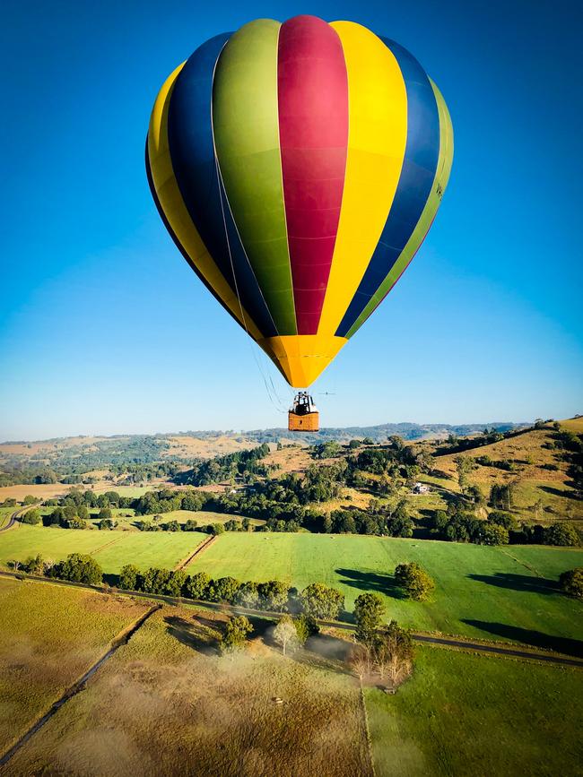 Drifting across the hinterland.