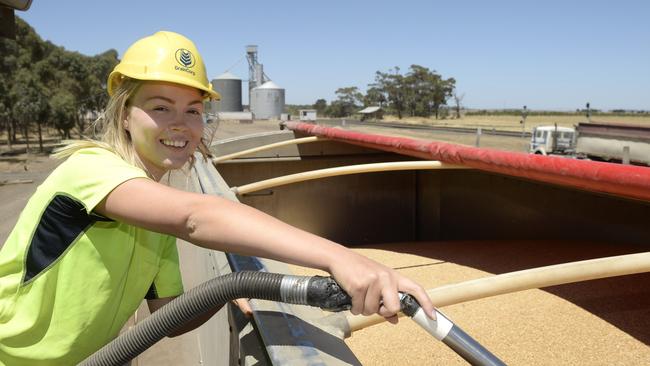 Sampling at GrainCorp’s site at Berry Bank.