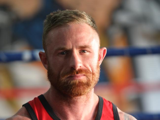 Rockhampton man, Torin O'Brien at his Gym today.