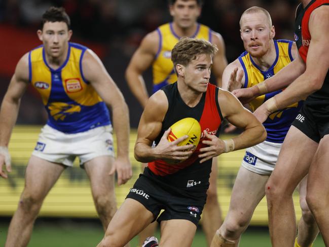 Essendon is lacking a another small forward to partner Matt Guelfi. Picture: Michael Klein