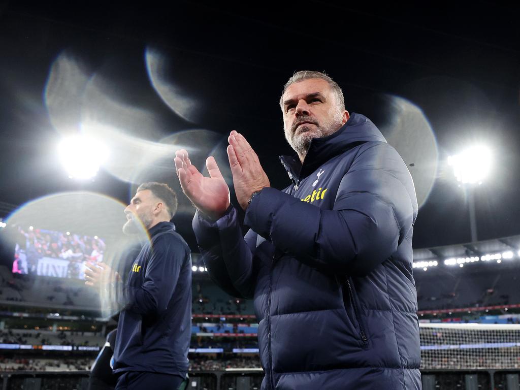 <p>BESTottenham Hotspur FC v Newcastle United FC at the MCG oulled in all the Aussie soccer stars. Picture: Mark Stewart</p>