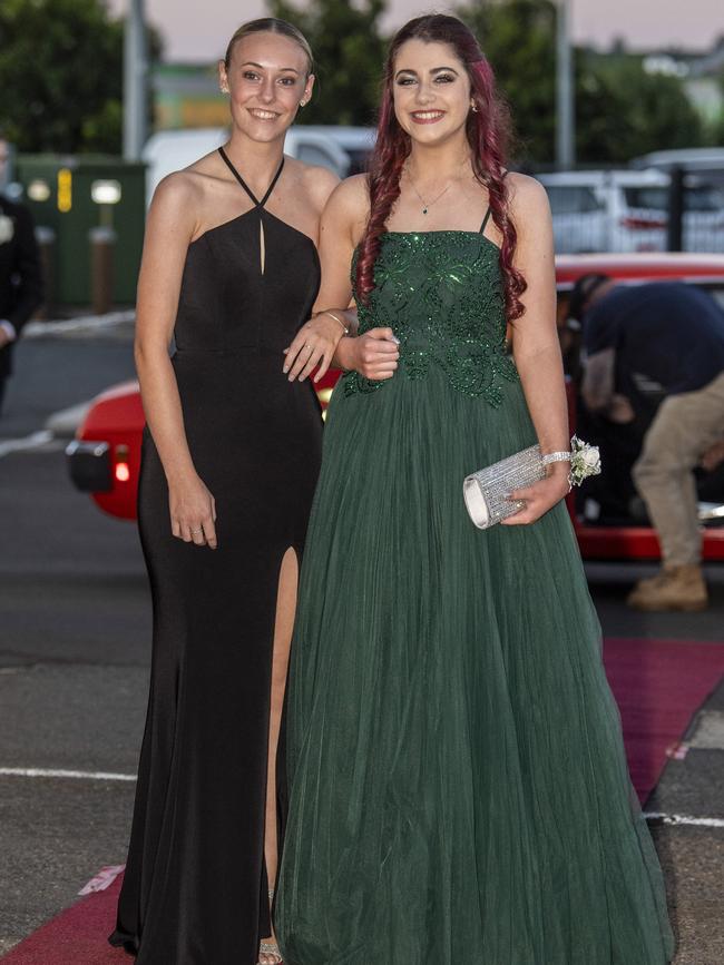 Gemma Forsdike partnered Emma Bradley. St Ursula's College formal. Friday. 20th Nov 2020