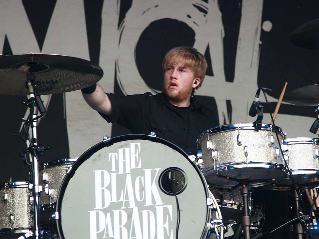 Bob Bryar of My Chemical Romance was found dead this week. Picture: Paul McConnell/Getty Images