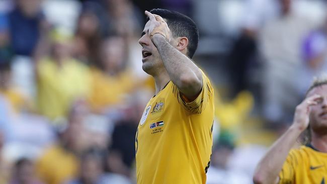 Tom Rogic has been cleared to play in Australia’s clash with Palestine. Picture: AP