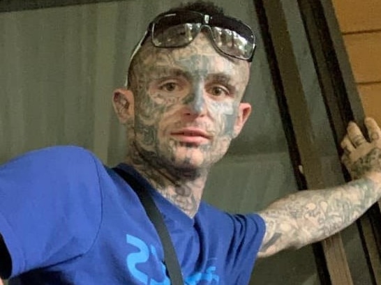 Heavily tattooed man ‘doing the right thing’ before stolen car crash