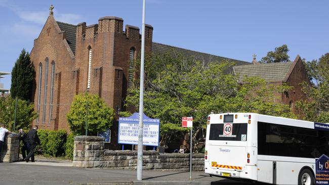 The traffic changes are planned outside St Alban’s Anglican Church.