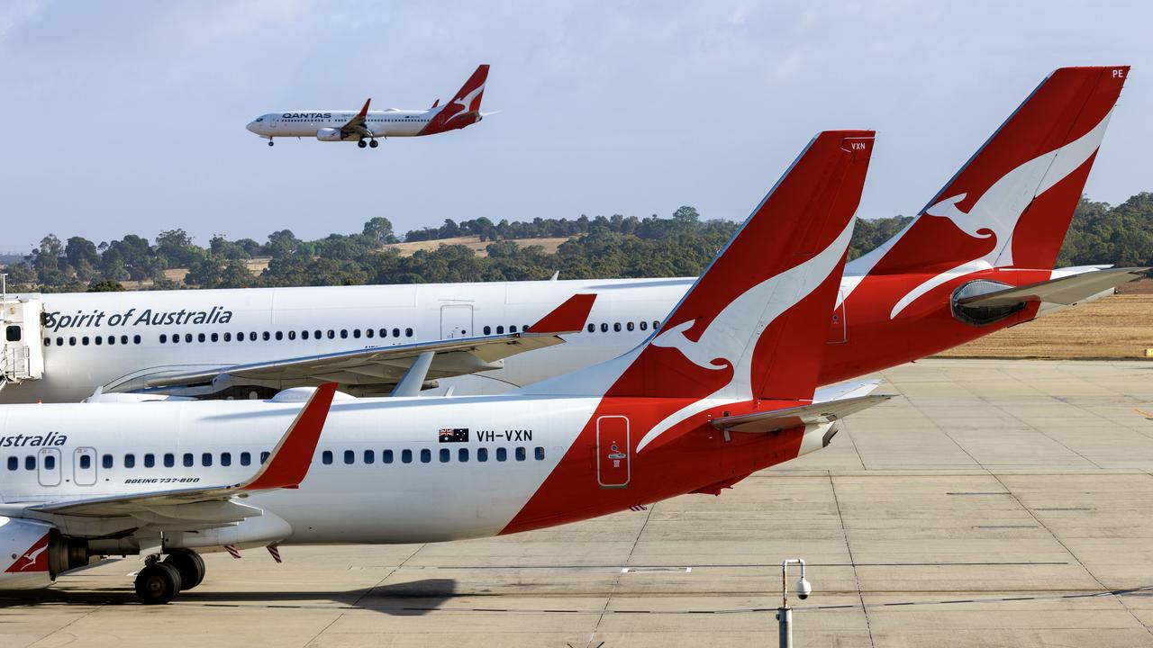 The average age of a plane in Qantas’ fleet is 15 years. Picture: NCA NewsWire/David Geraghty