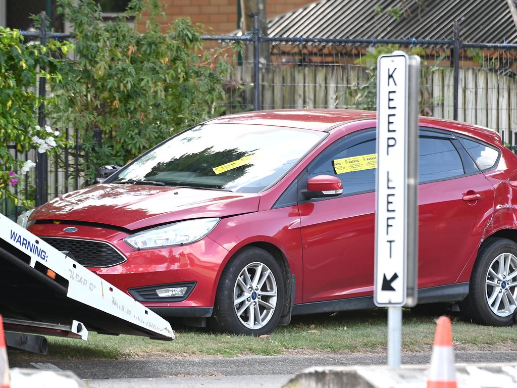 One of the vehicles involved in the crash. Picture, John Gass