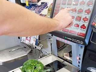 SELF-SERVE: Many customers prefer not to use the check-out machines in supermarkets. Picture: Inga Williams